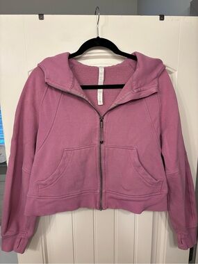lululemon athletica Pink Zip-Up Hooded Jacket